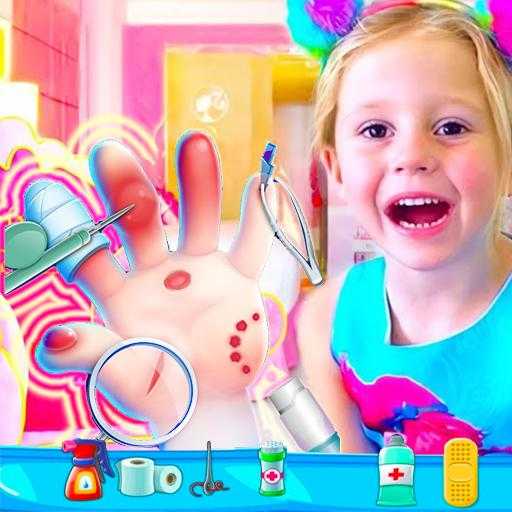 Nastya Hand Doctor Fun Games fo