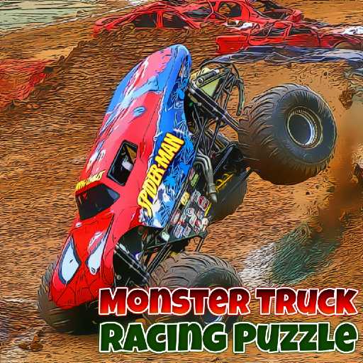 Monster Truck Racing Puzzle