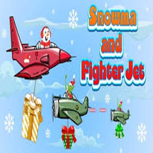 Snowman and Fighter Jet